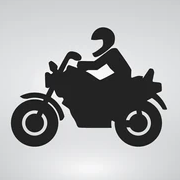 motorrad ausfahrt icon